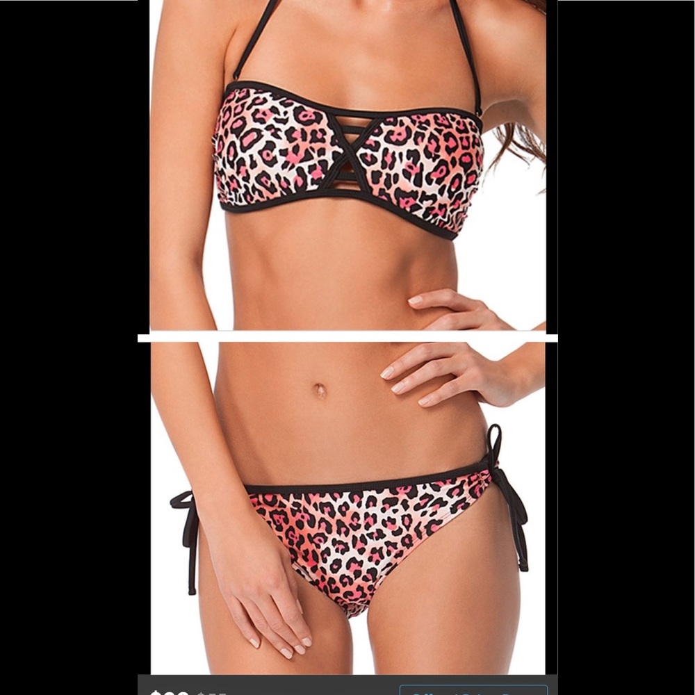 INMOCEAN 2 piece leopard print bikini